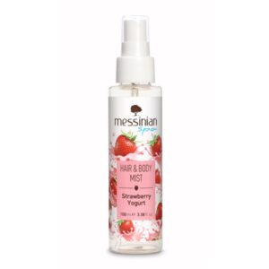 Hair & body mist with strawberry and yogurt – Messinian Spa