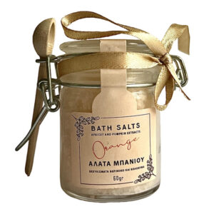 Bath salts with apricot and pumpkin Extracts – Orange
