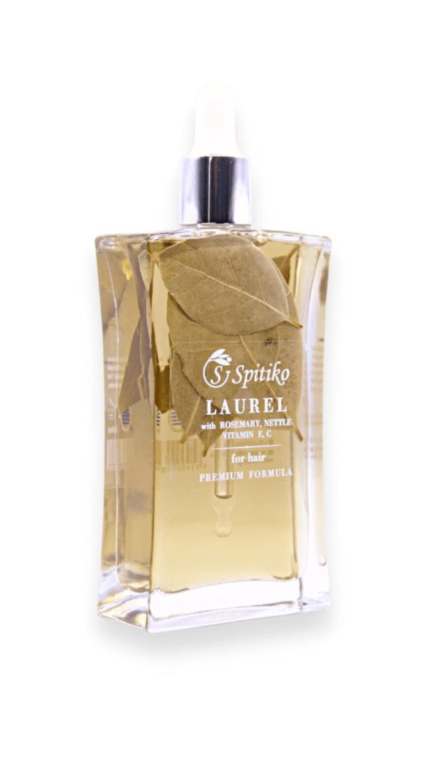 Laurel face and body oil with laurel, wild nettle, rosemary and olive oil – Spitiko - Image 2